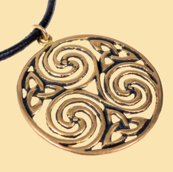 Keltisches Amulett  "Trinity"  -  Bronze